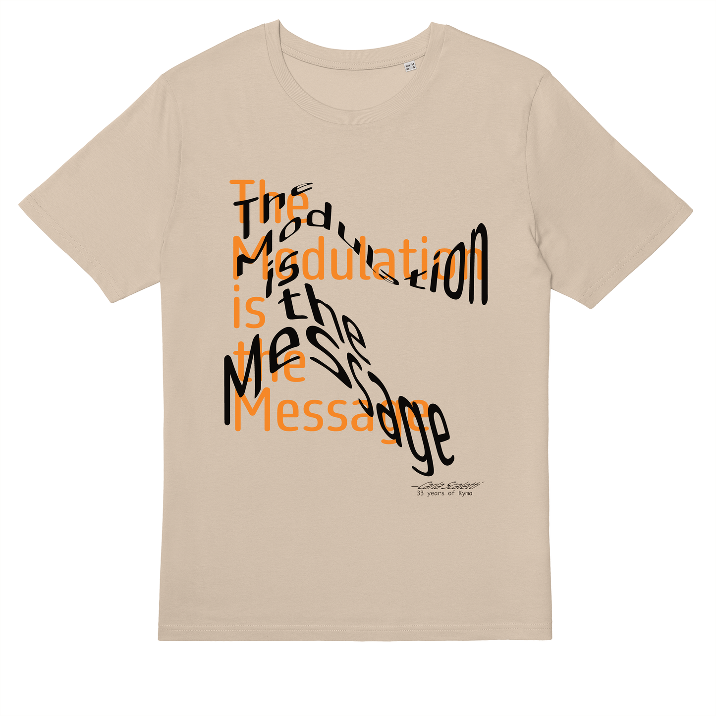 The Modulation is The Message - Organic T-Shirt